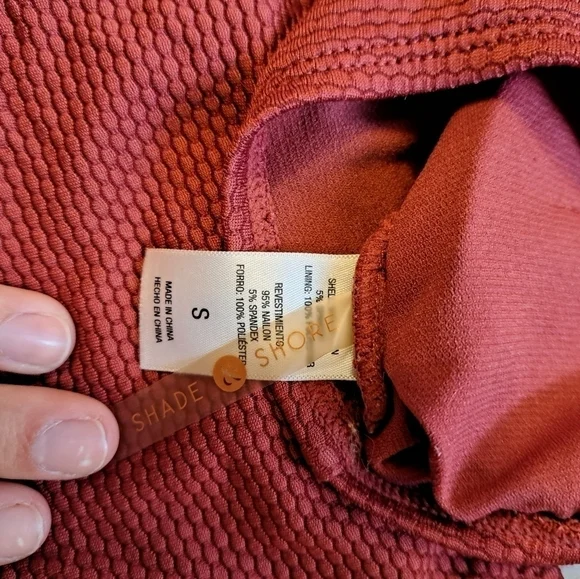 Shade & Shore Red High Waist Bikini Tie Small - Picture 6 of 8